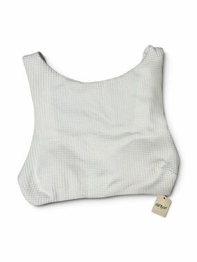 Aerie White Textured High-Neck Longline Bikini Top XXS NWT